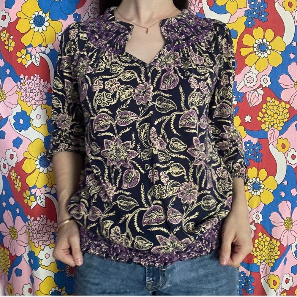 Vintage Lucky Brand Peasant Top